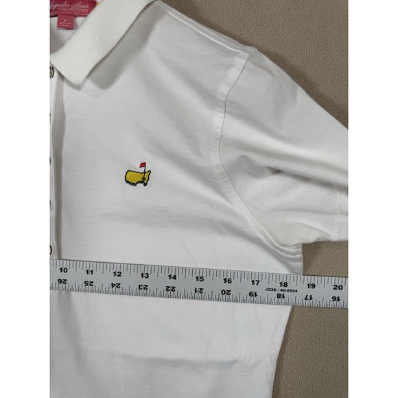 Magnolia Lane Collection Masters Augusta Golf Polo Shirt Womens M White Sporty - Picture 5 of 7